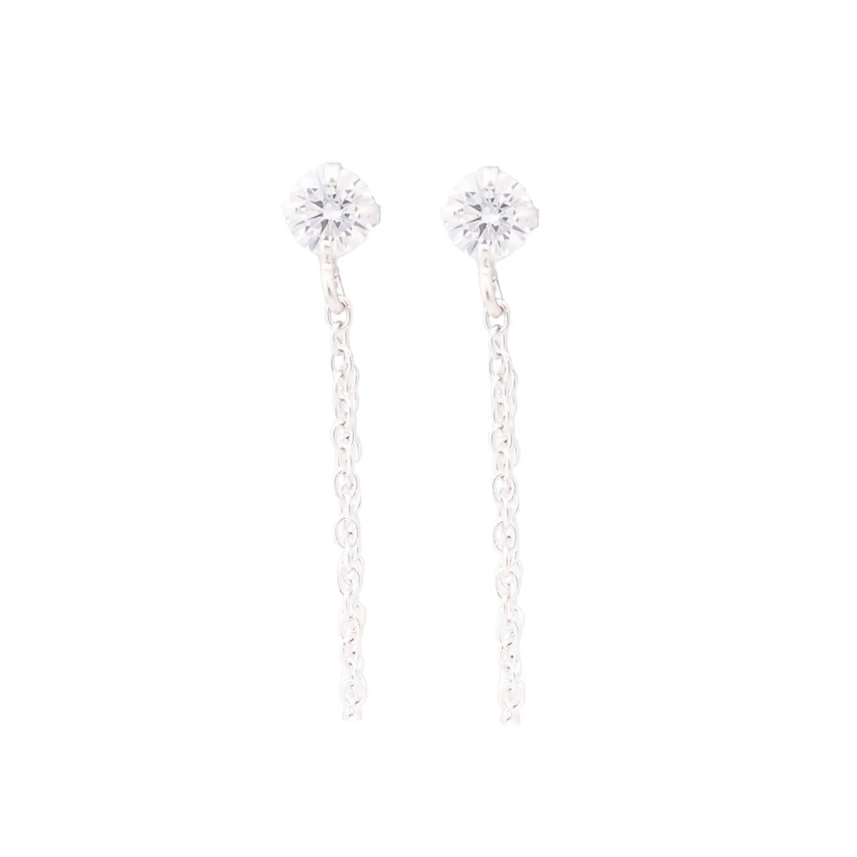 Pendientes Essential Plata De Ley 925 - Viri BLANCO