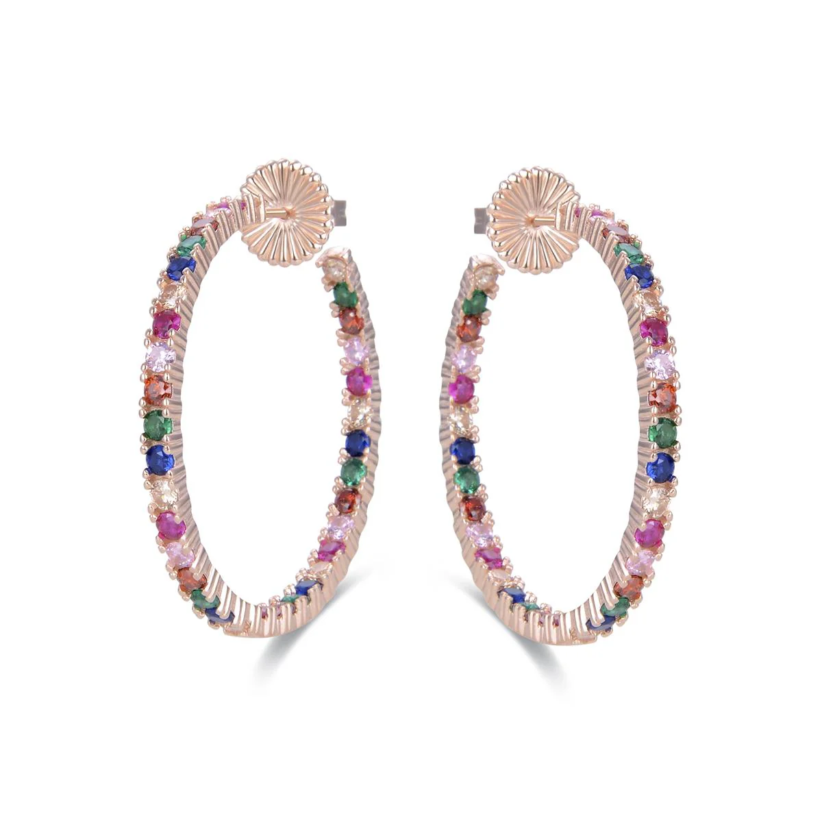 Pendientes Vyamba Plata De Ley 925 - Vyamba MULTICOLOR - Image 2