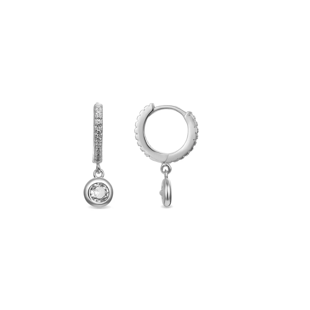 Pendientes Waba Plata De Ley 925 - Waba BLANCO