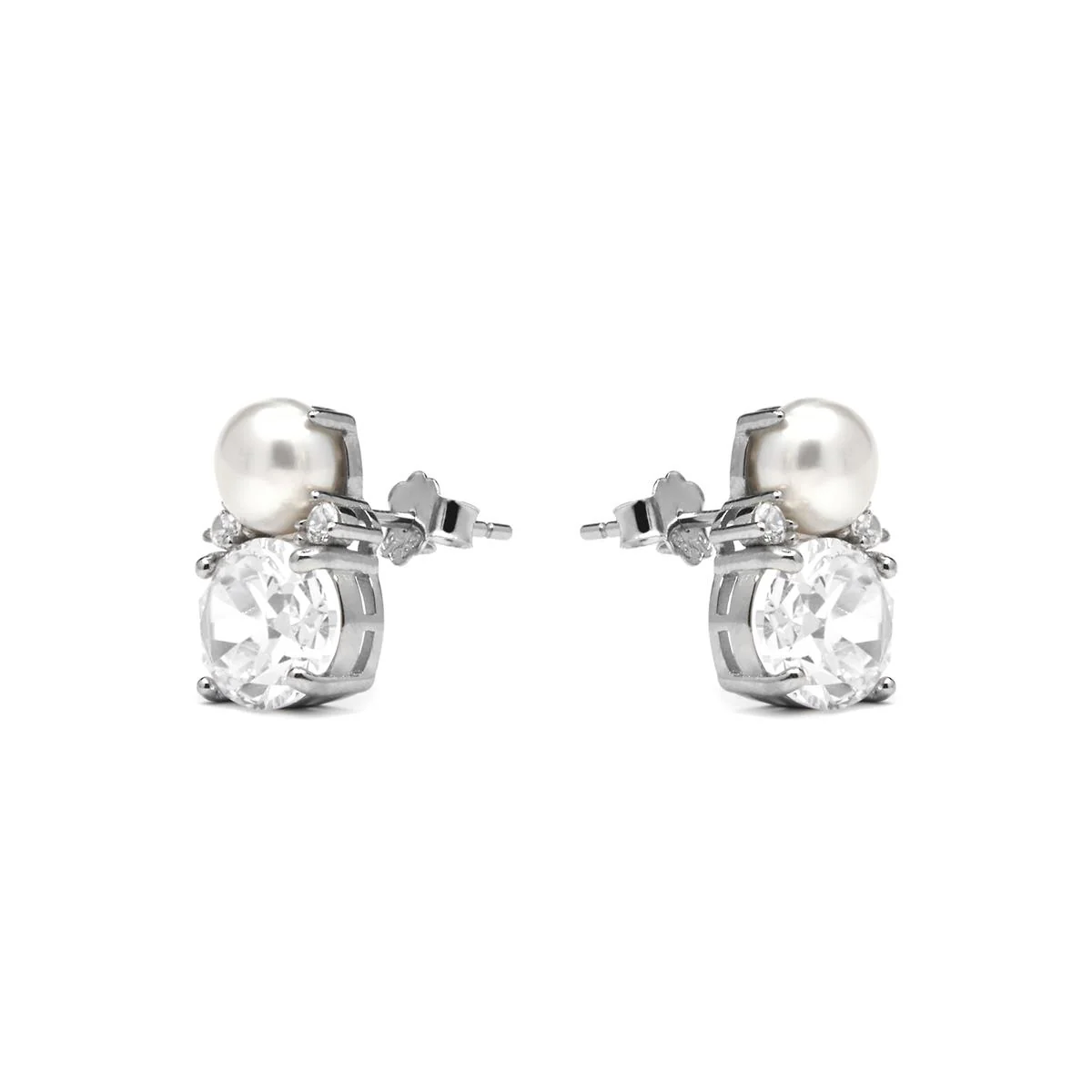 Pendientes Ward Plata de Ley 925 - Ward BLANCO - Image 2
