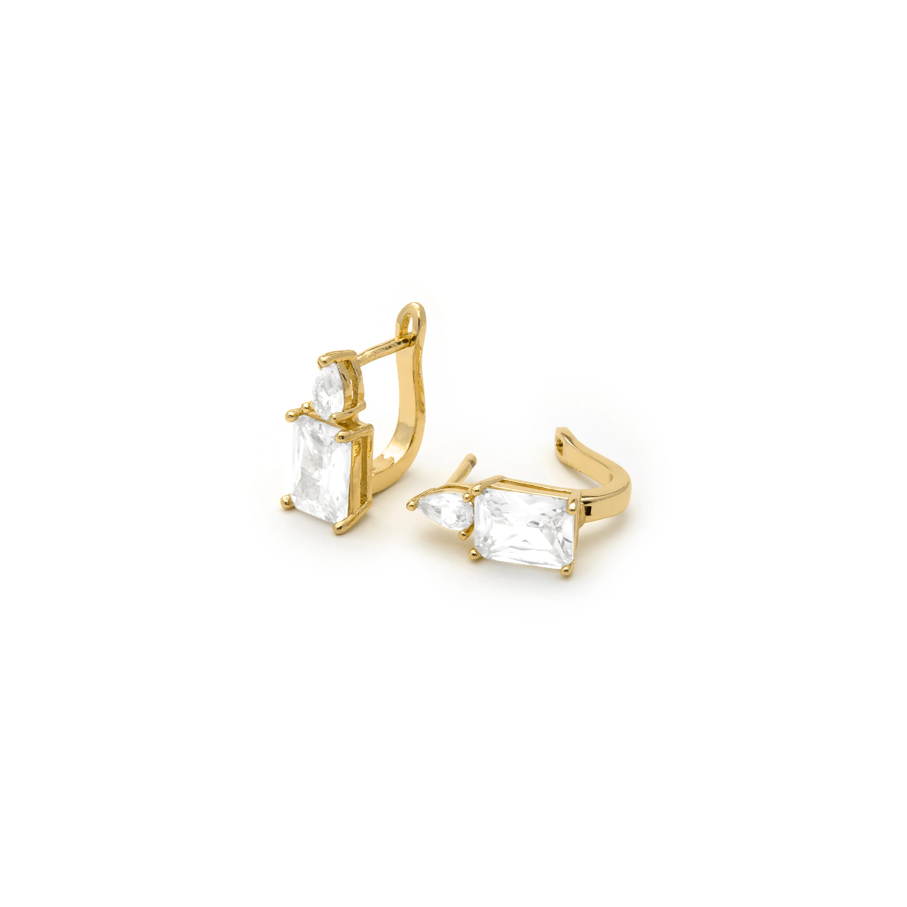 Pendientes acabado en oro amarillo 18k - Wenca - Image 5