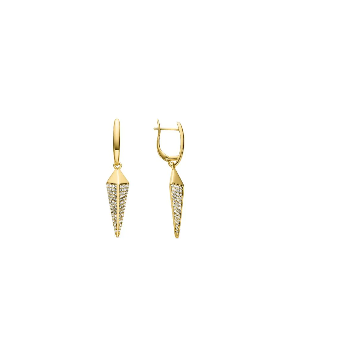 Pendientes Weni acabado oro 18k - Weni BLANCO