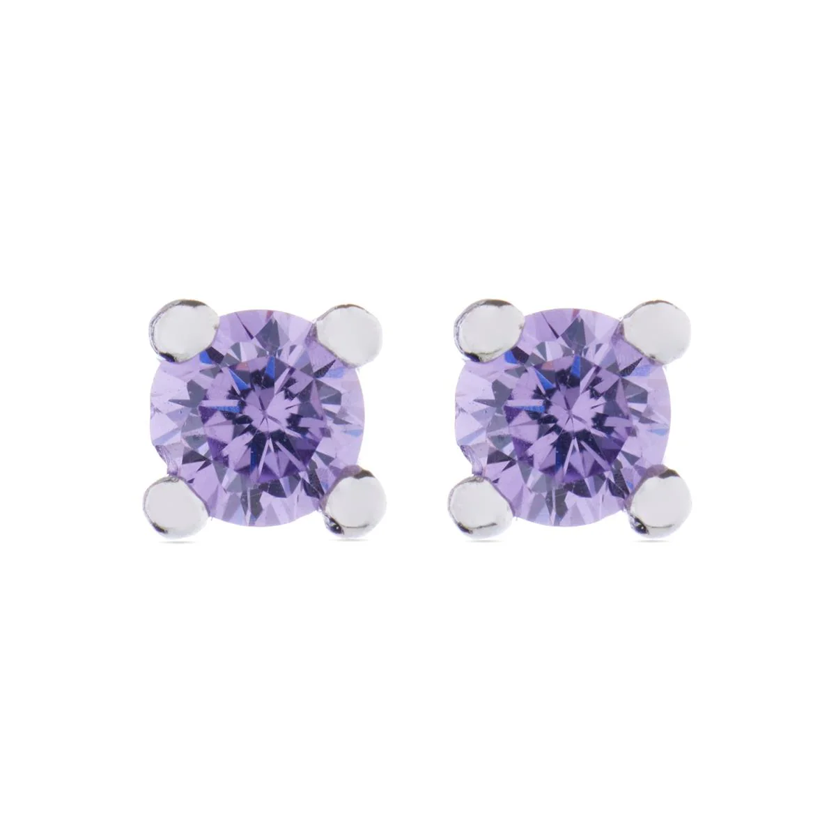 Pendientes Weriel Plata De Ley 925 - Weriel MORADO
