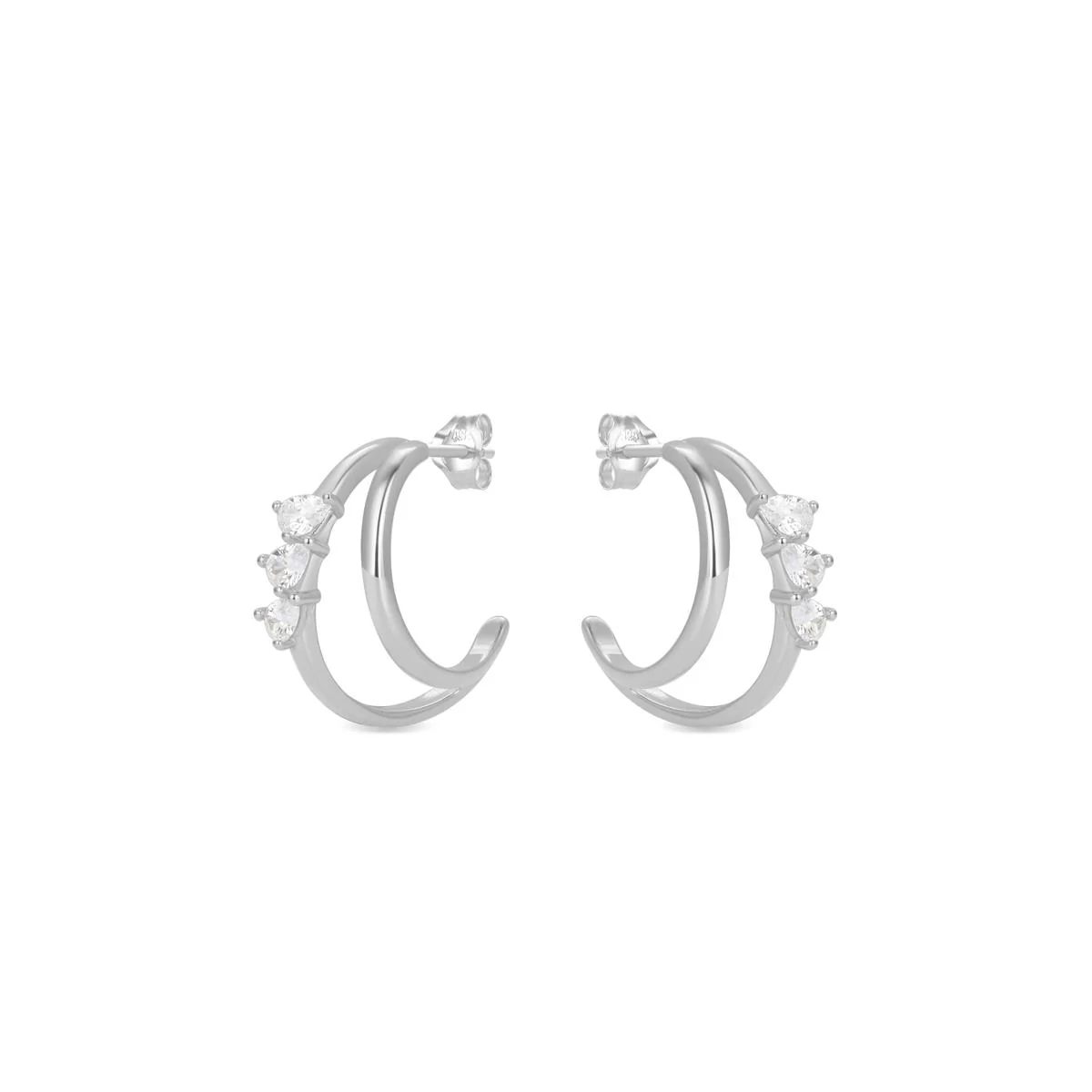 Pendientes Westhy Plata De Ley 925 - Westhy BLANCO - Image 2
