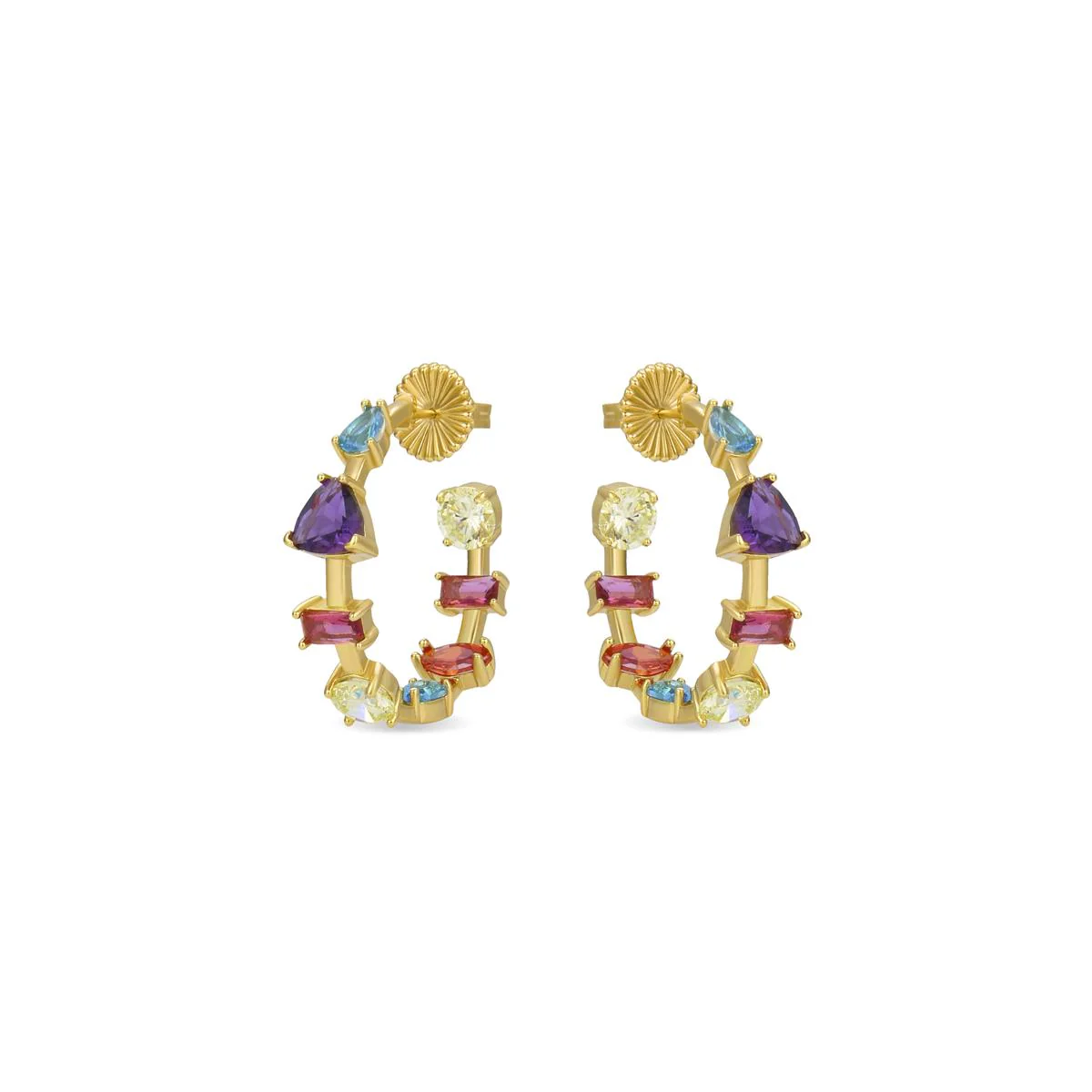 Pendientes Wolfeye Plata De Ley 925 - Wolfeye MULTICOLOR - Image 2