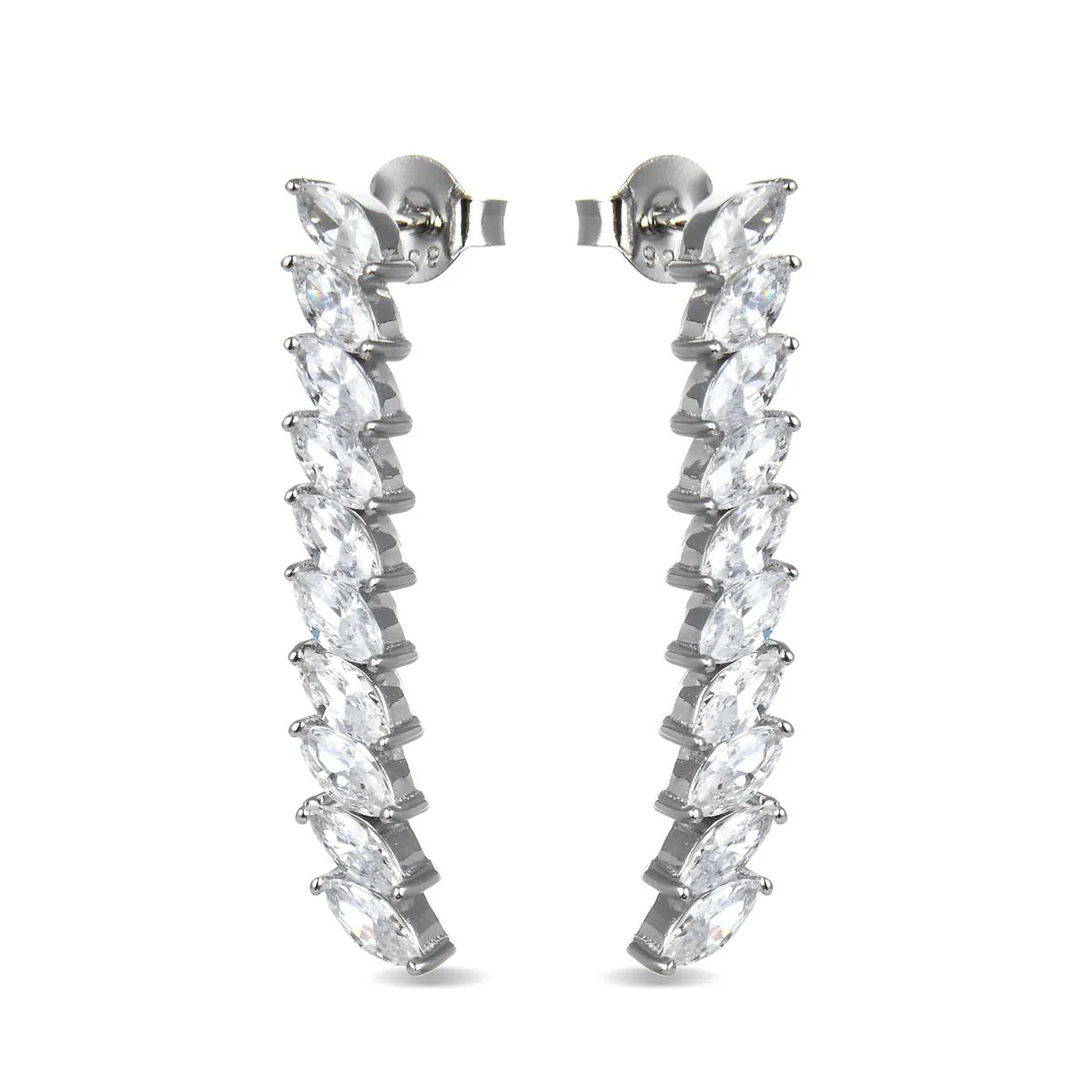 Pendientes Xohala Plata De Ley 925 - Xohala BLANCO - Image 2