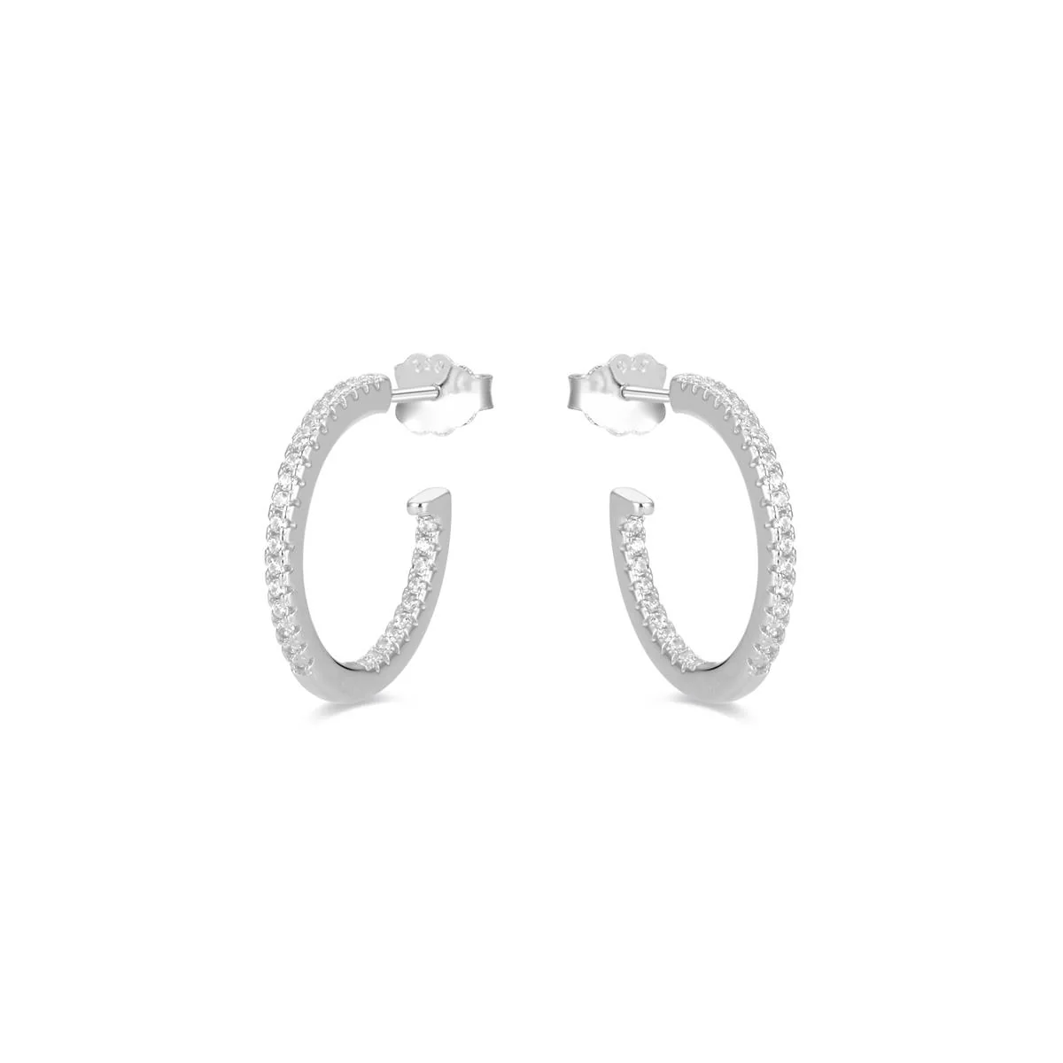 Pendientes Xoma Plata De Ley 925 - Xoma BLANCO - Image 2