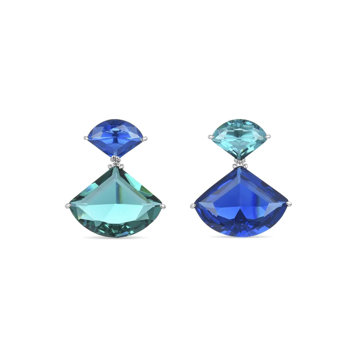 Pendientes Yahad Plata De Ley 925 - Yahad AZUL