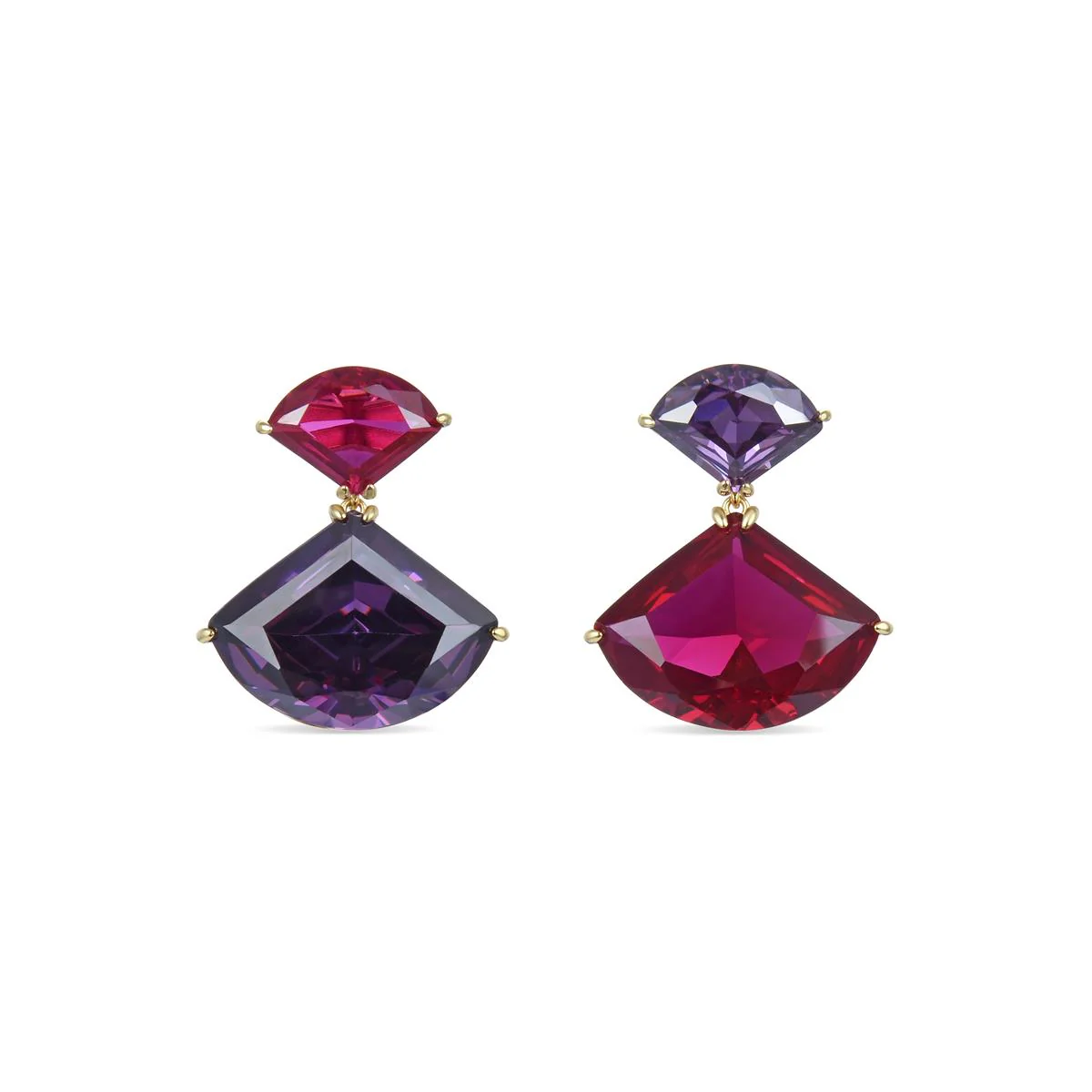 Pendientes Yahad Plata De Ley 925 - Yahad ROJO