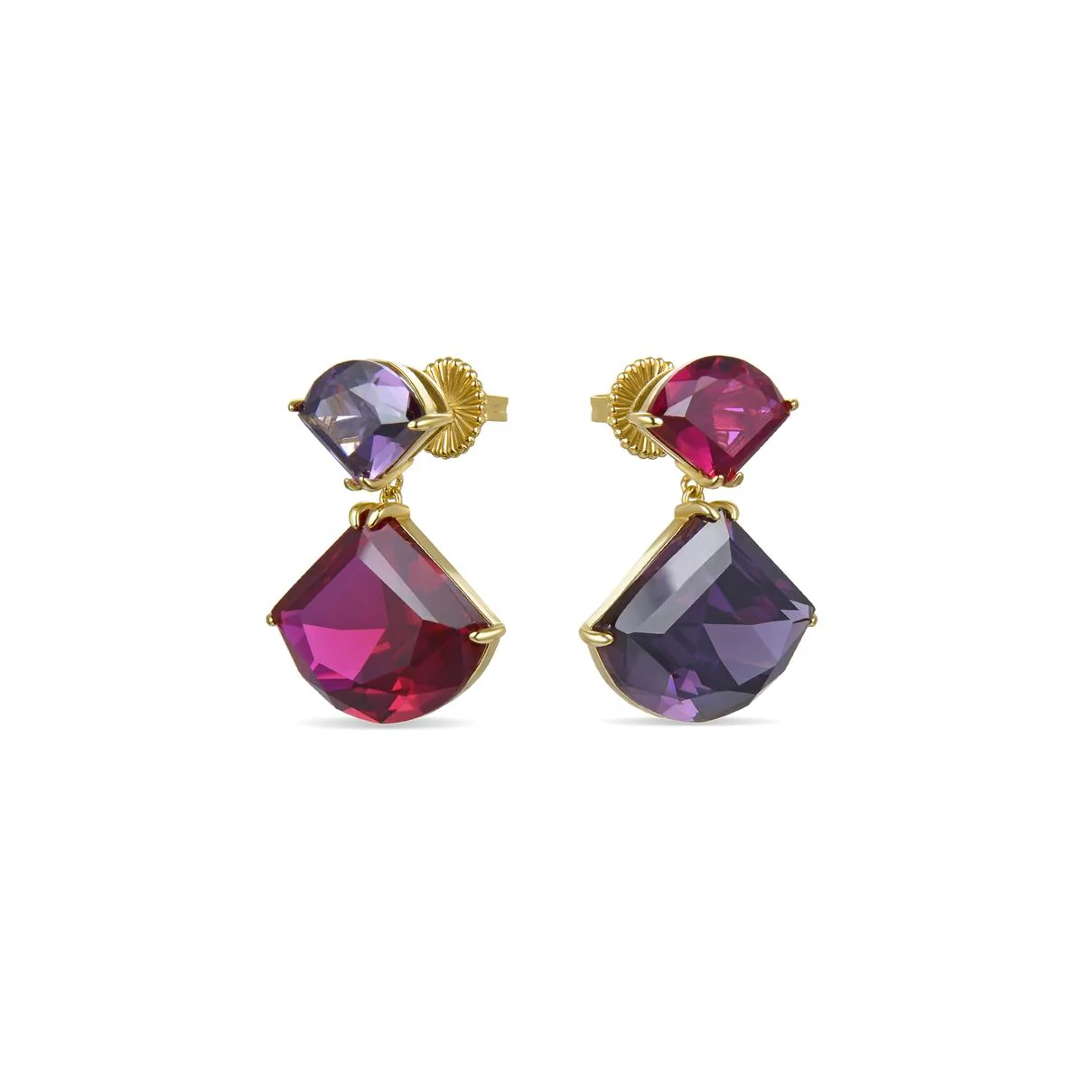 Pendientes Yahad Plata De Ley 925 - Yahad ROJO - Image 2