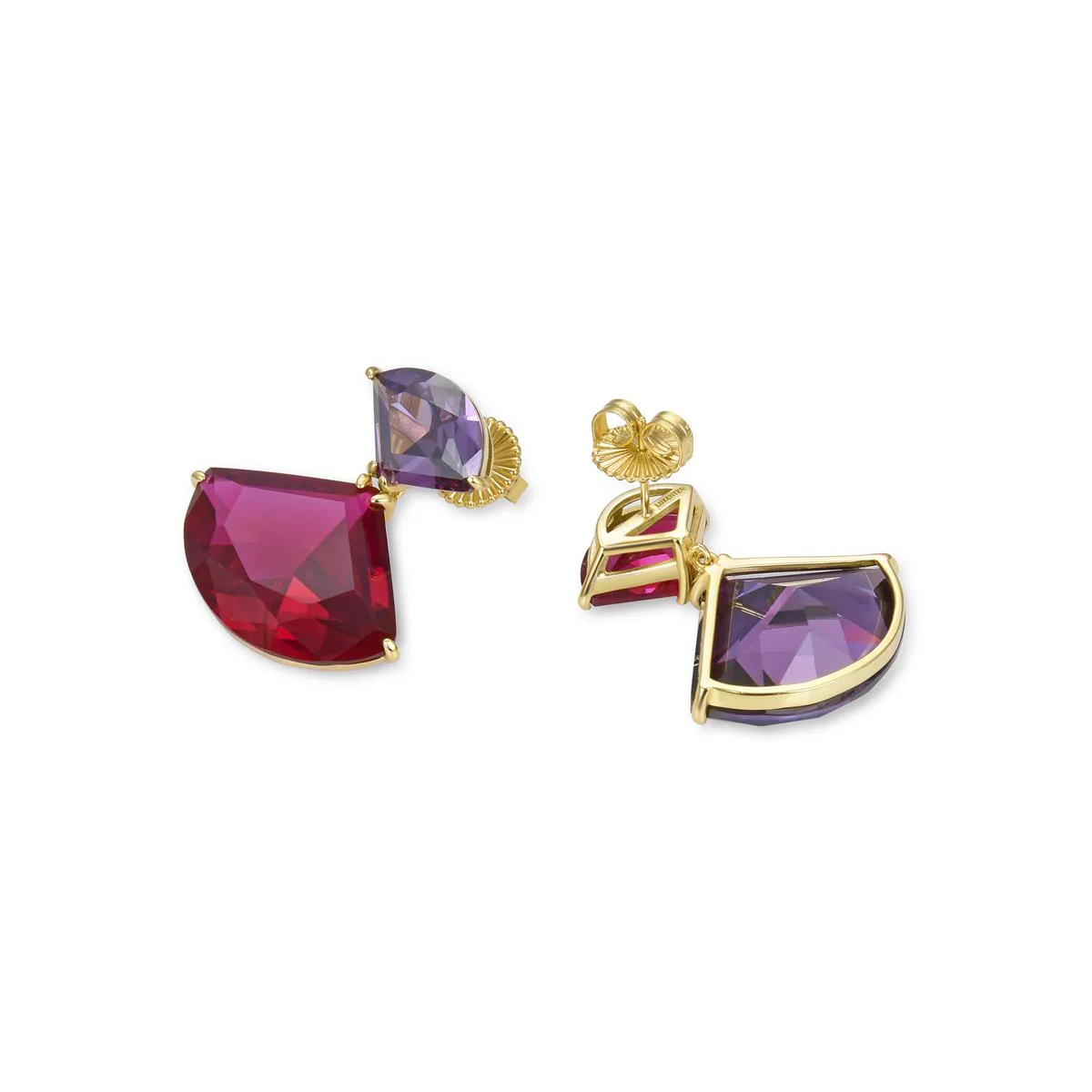 Pendientes Yahad Plata De Ley 925 - Yahad ROJO - Image 3