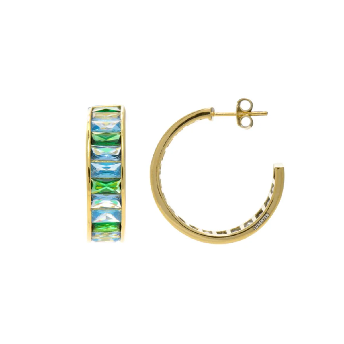 Pendientes Yahra Plata De Ley 925 - Yahra MULTICOLOR