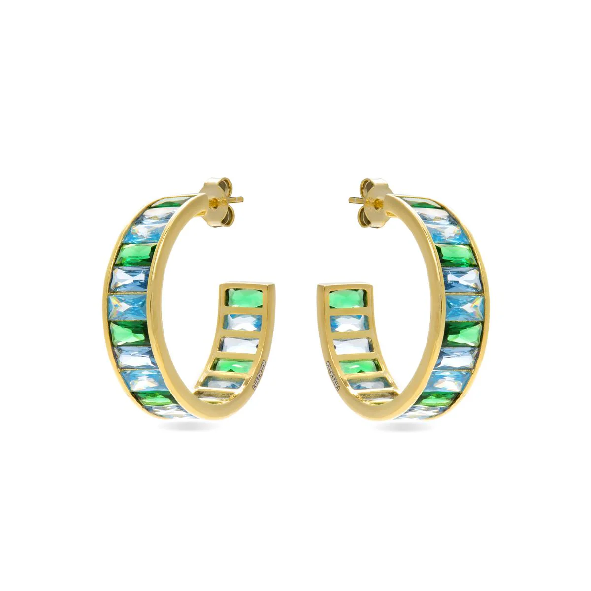 Pendientes Yahra Plata De Ley 925 - Yahra MULTICOLOR - Image 2