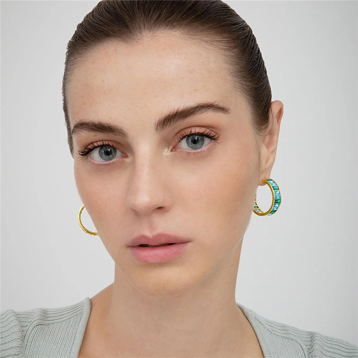Pendientes Yahra Plata De Ley 925 - Yahra MULTICOLOR - Image 6