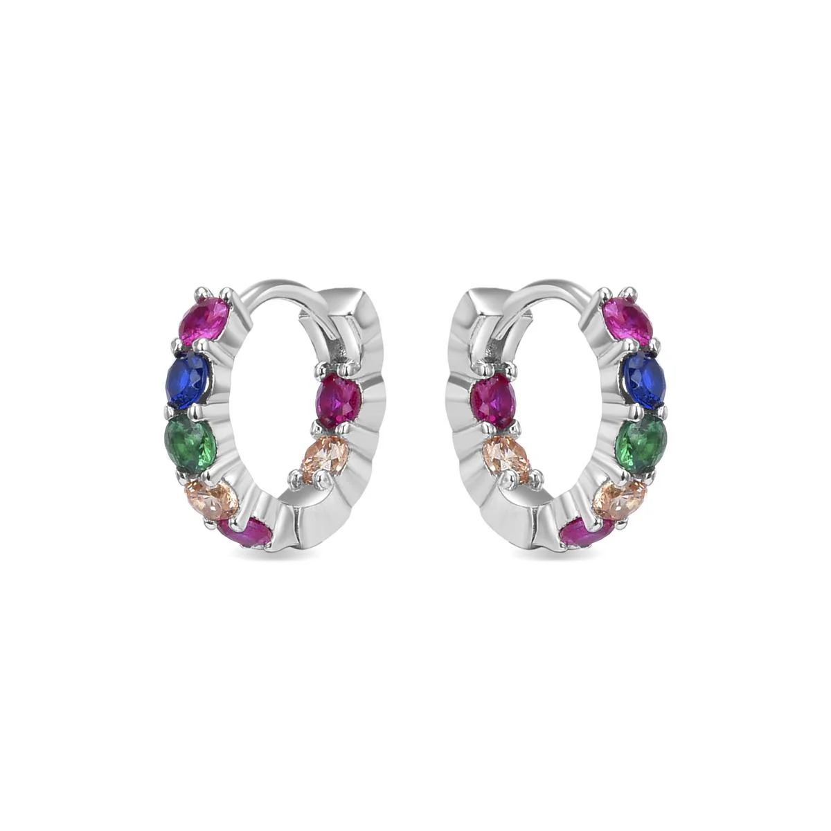 Pendientes Yarek Plata De Ley 925 - Yarek MULTICOLOR
