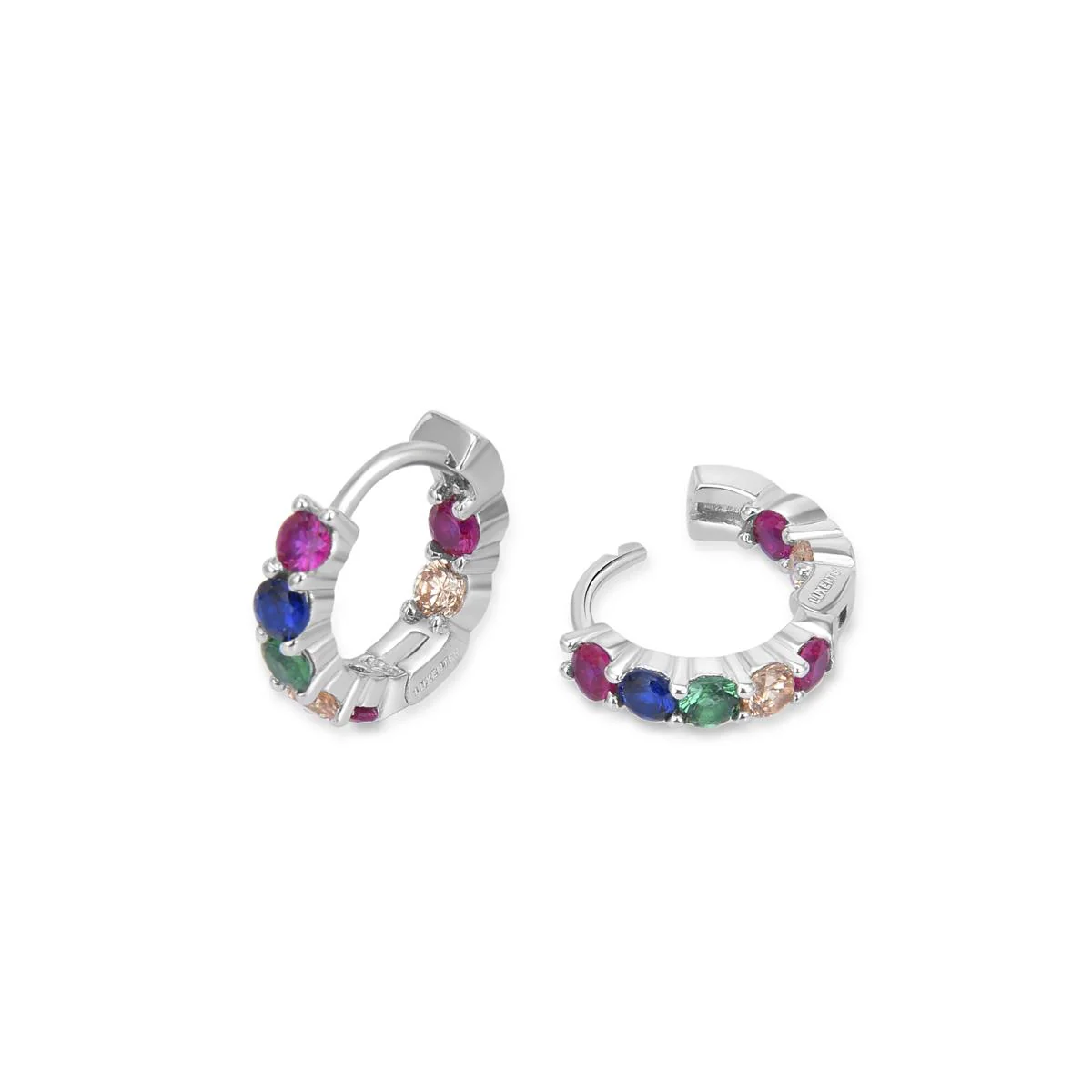 Pendientes Yarek Plata De Ley 925 - Yarek MULTICOLOR - Image 3