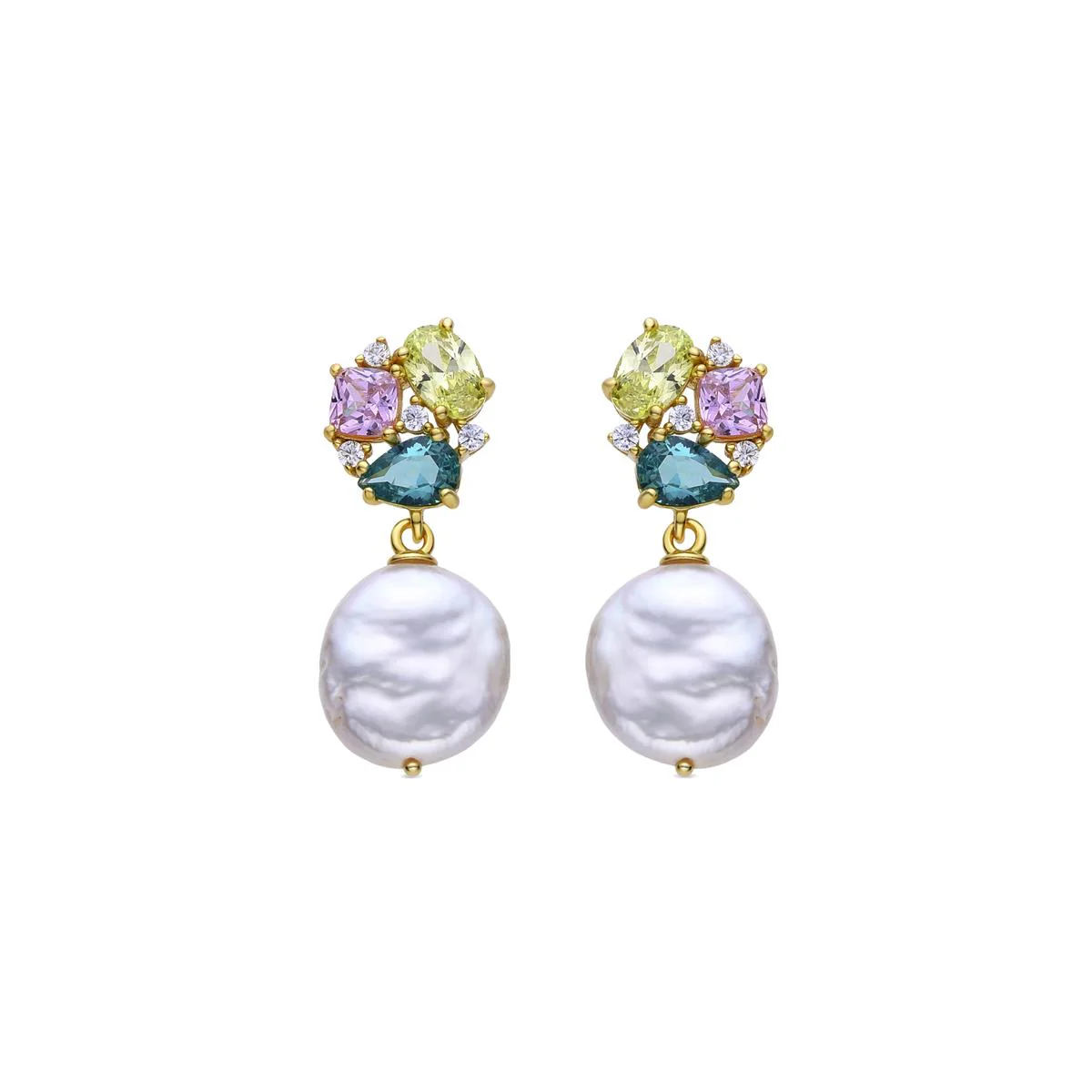 Pendientes Yauz Plata de Ley 925 - Yauz BLANCO