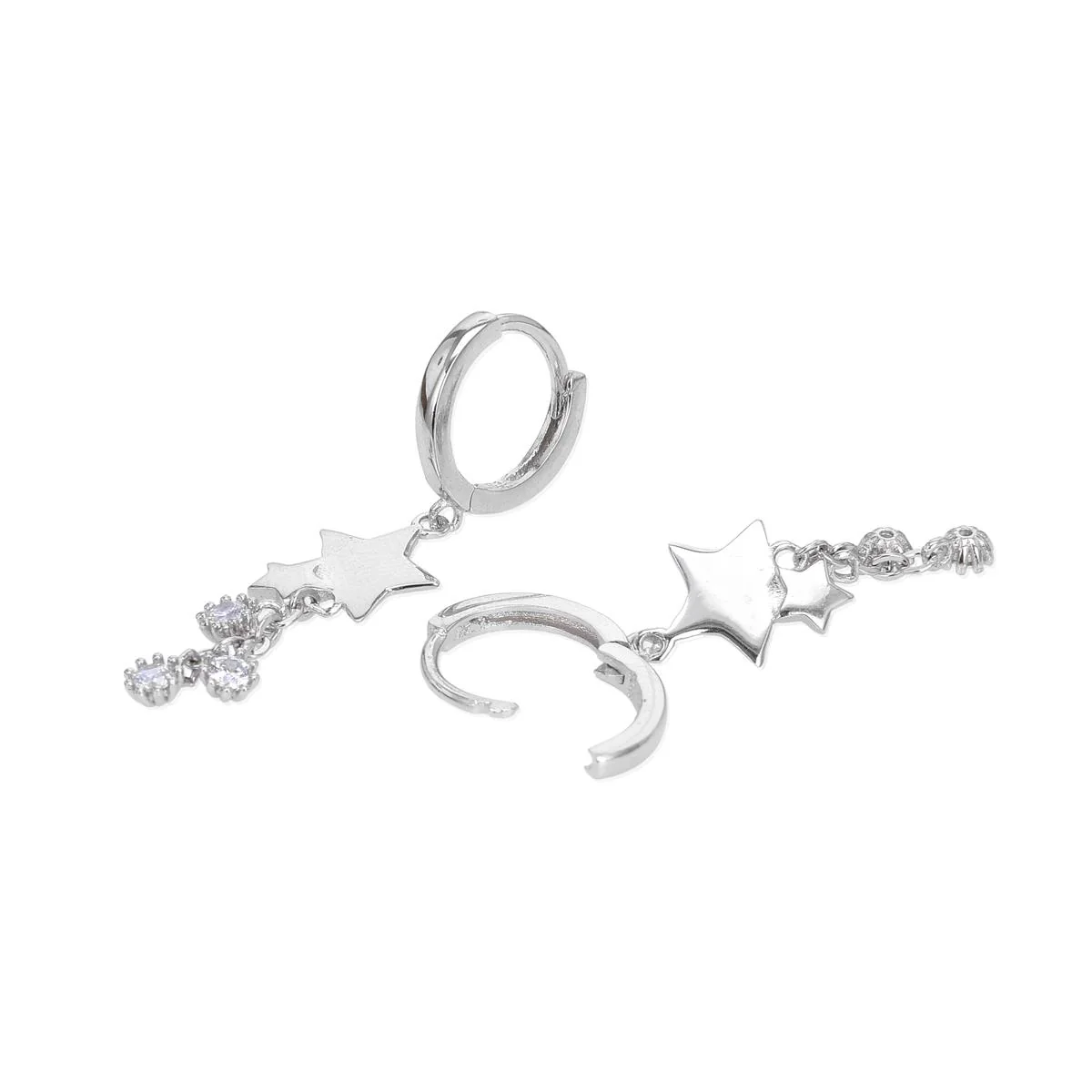 Pendientes Yedur Plata De Ley 925 - Yedur BLANCO - Image 3