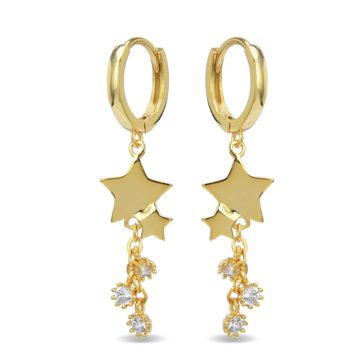 Pendientes Yedur Plata De Ley 925 - Yedur BLANCO - Image 2