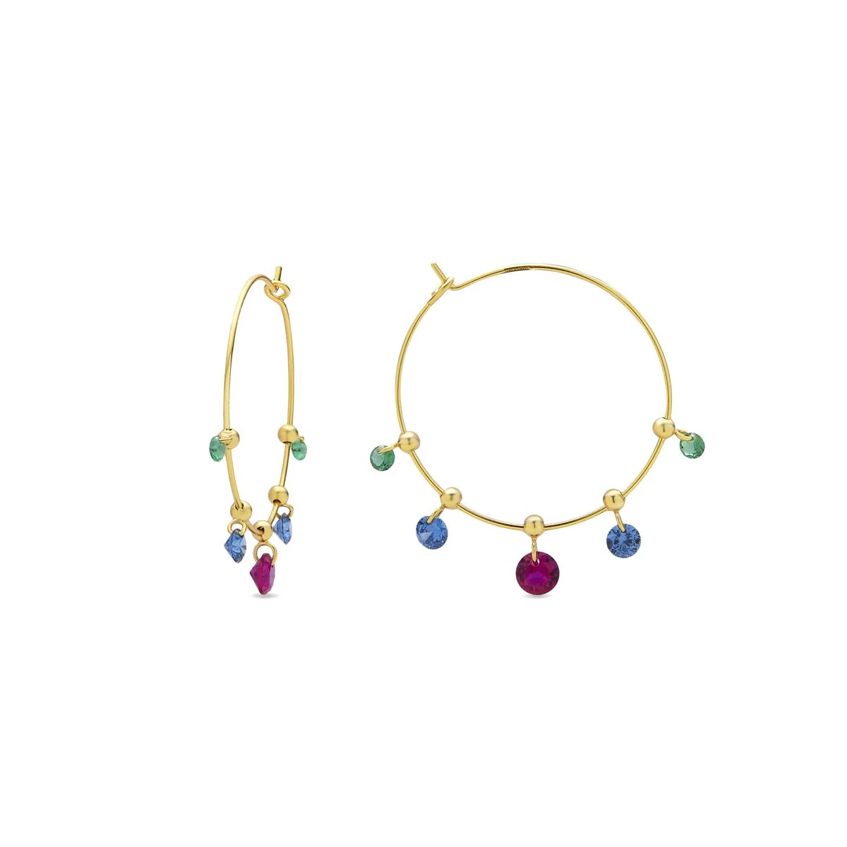 Pendientes Yhapec Plata de Ley 925 - Yhapec MULTICOLOR