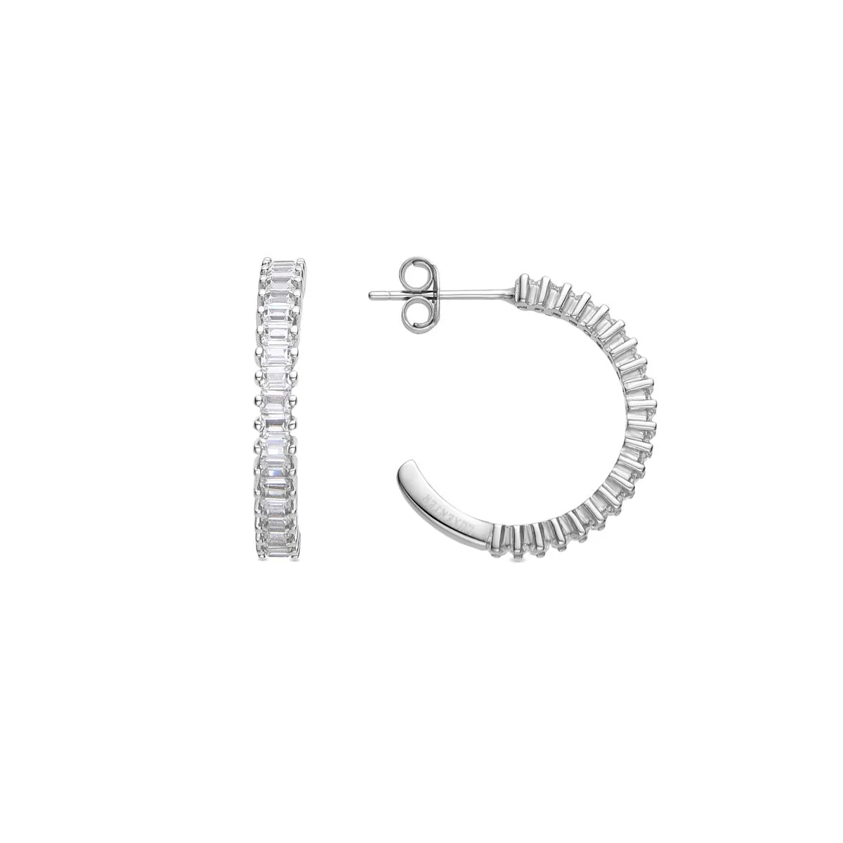 Pendientes Yibb Plata de Ley 925 - Yibb BLANCO