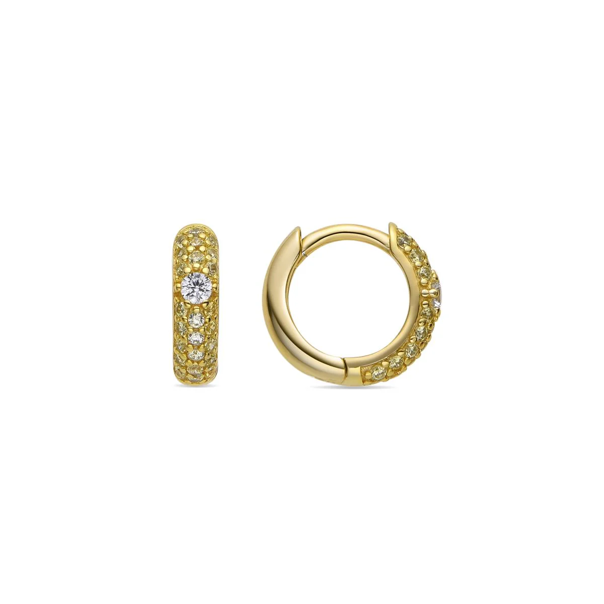 Pendientes Yiman Plata de Ley 925 - Yiman AMARILLO