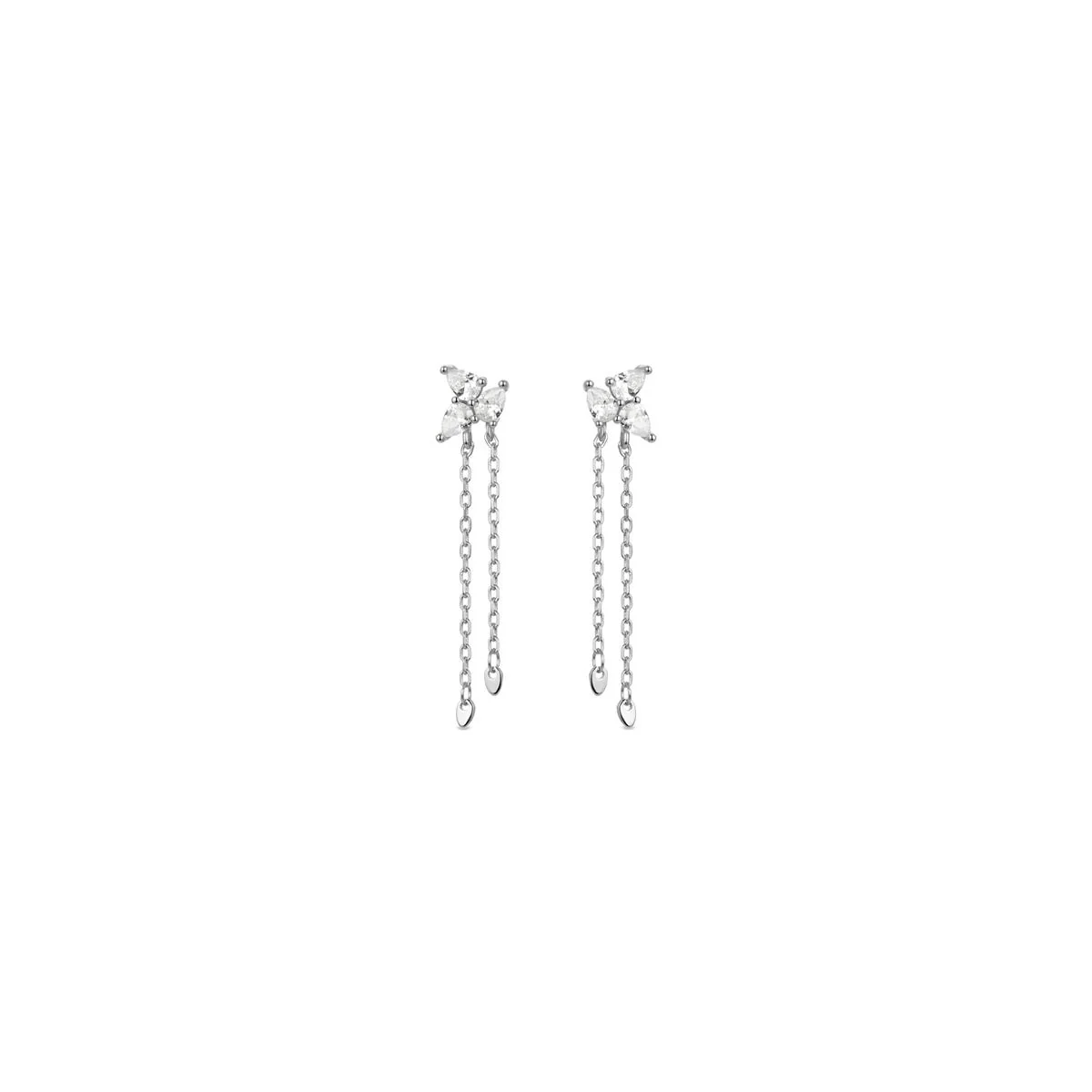 Pendientes Ysruk Plata De Ley 925 - Ysruk BLANCO