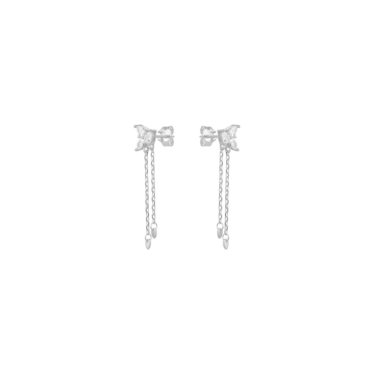 Pendientes Ysruk Plata De Ley 925 - Ysruk BLANCO - Image 2