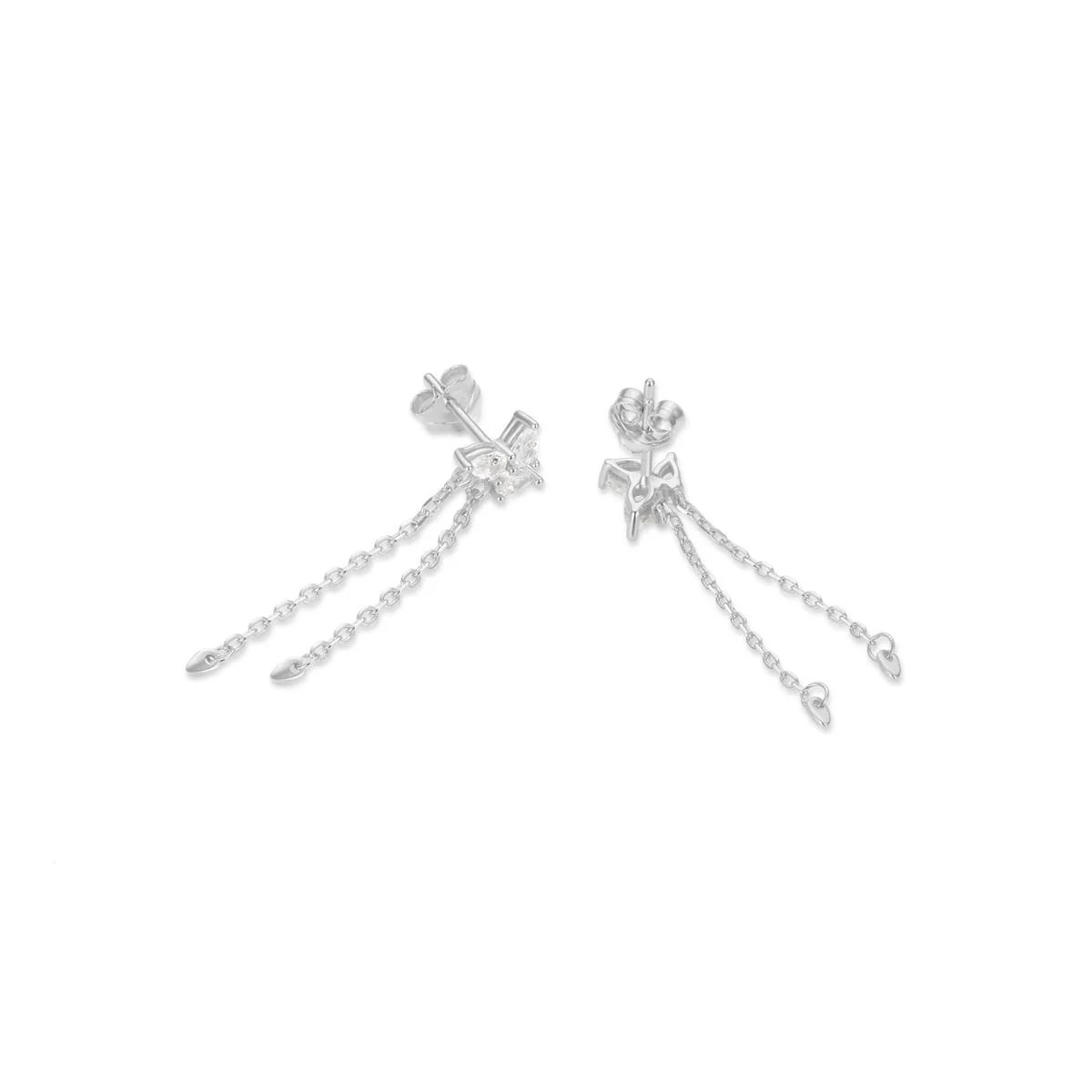 Pendientes Ysruk Plata De Ley 925 - Ysruk BLANCO - Image 3