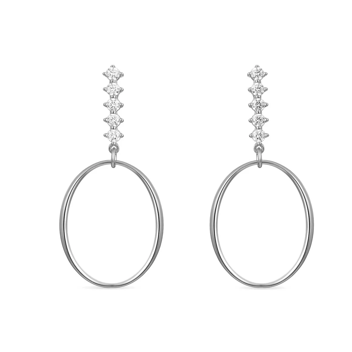 Pendientes Zae Plata De Ley 925 - Zae BLANCO