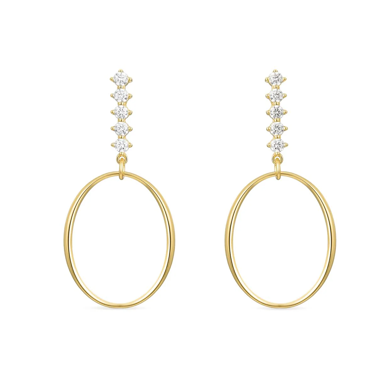 Pendientes Zae Plata De Ley 925 - Zae BLANCO