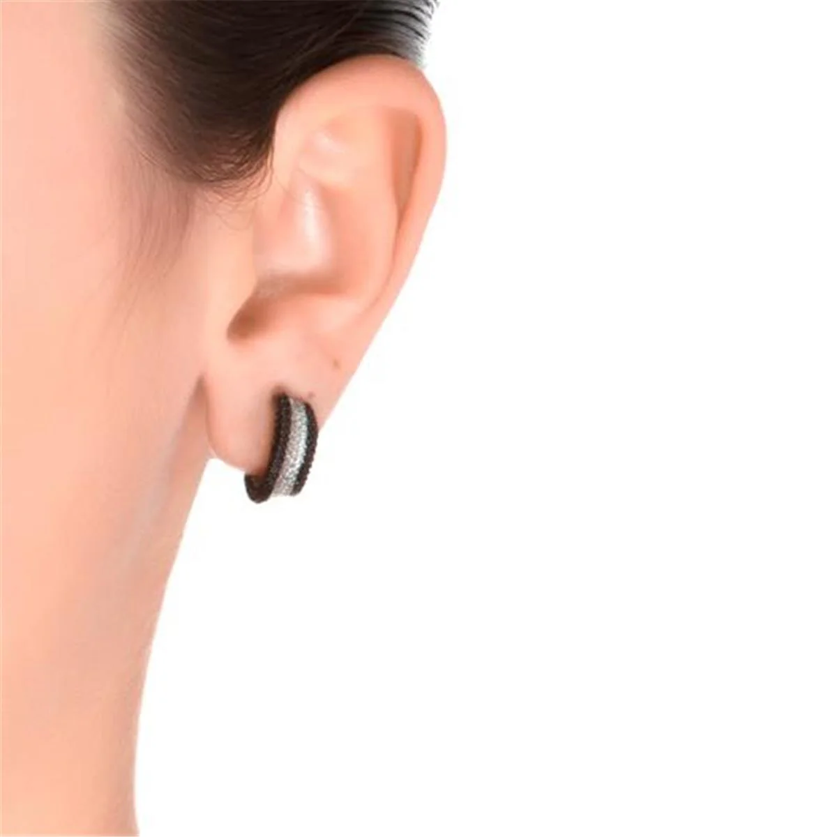 Pendientes Zaeli Plata De Ley 925 - Zaeli NEGRO - Image 2