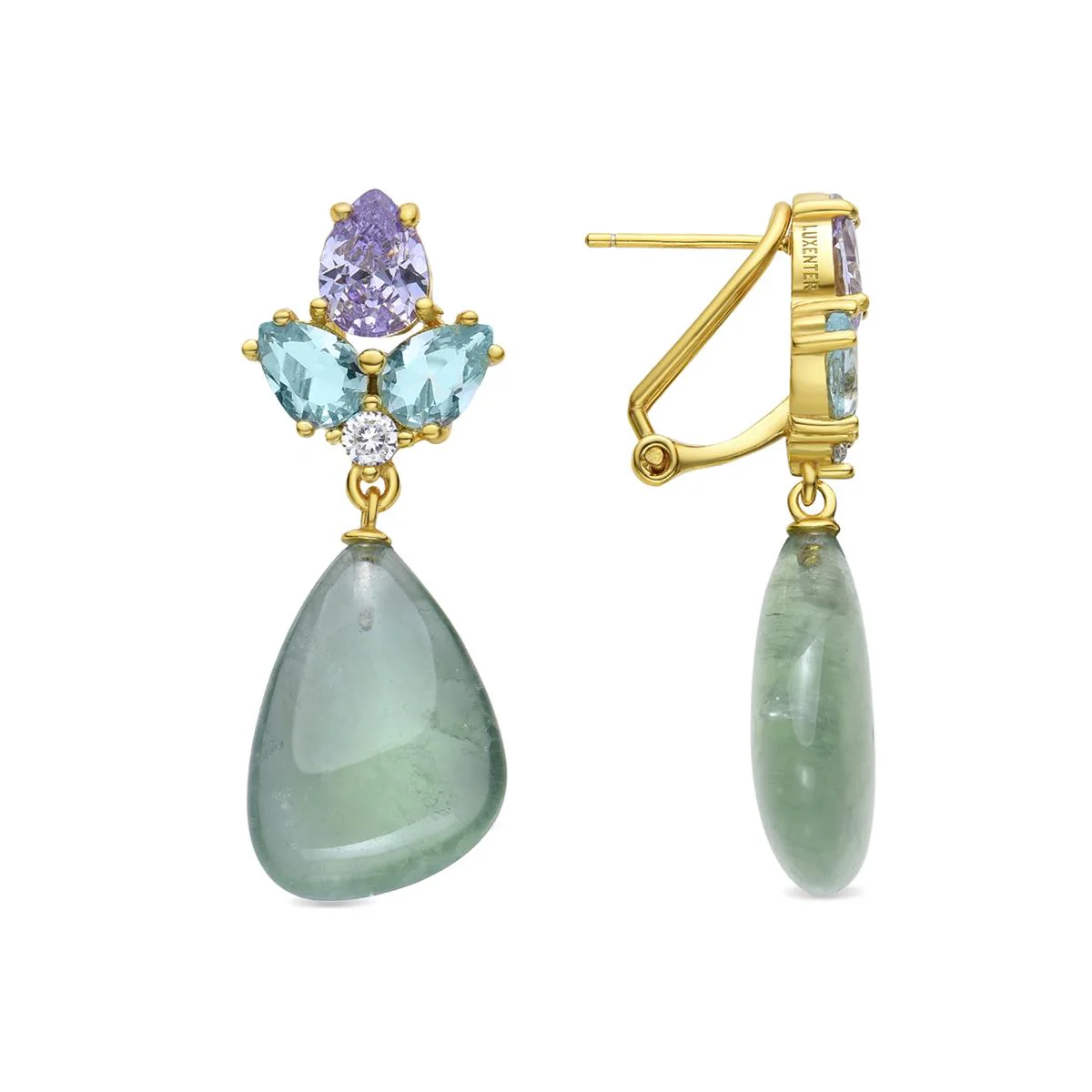 Pendientes Zakio Plata de Ley 925 - Zakio VERDE