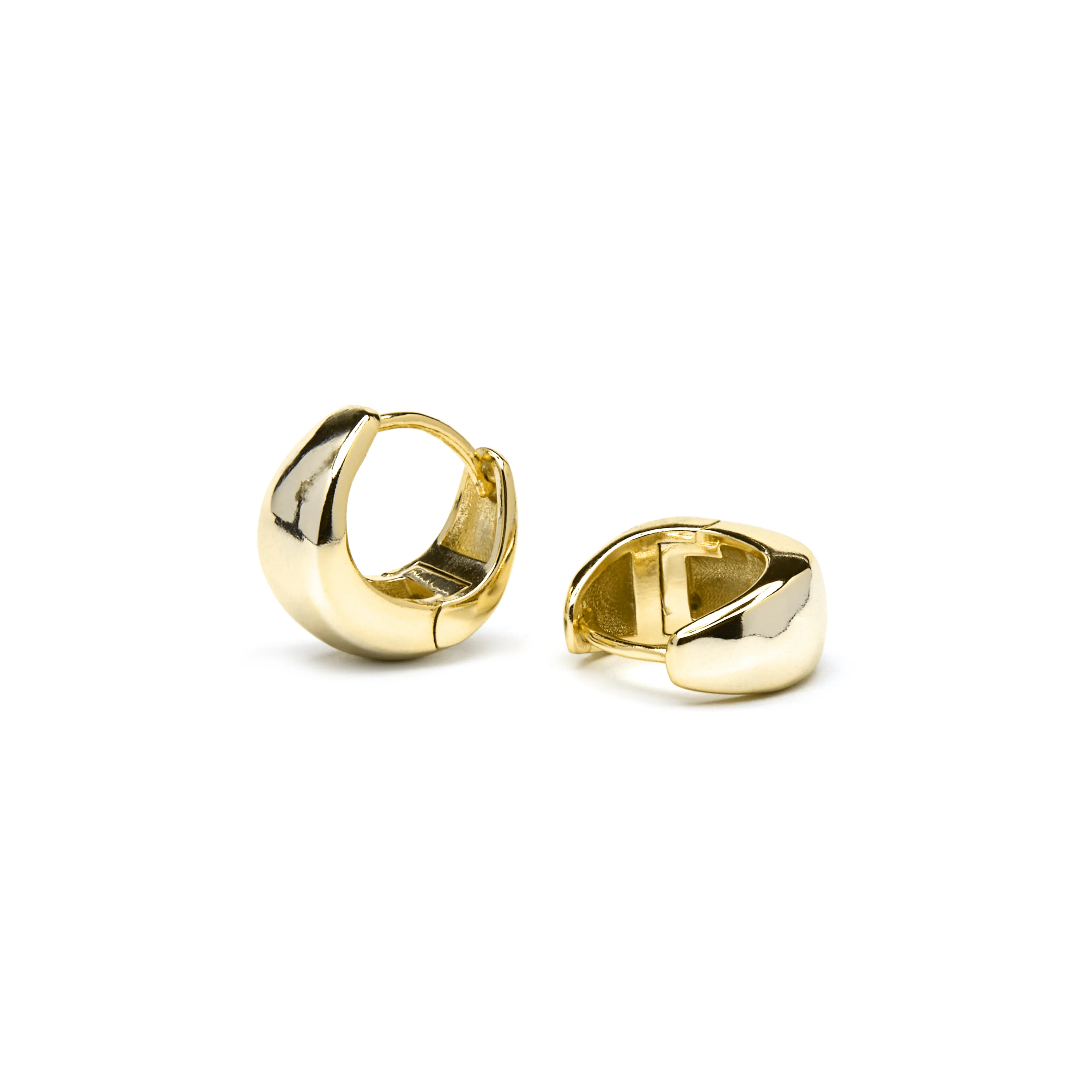Pendientes de Plata de Ley 925 acabado oro amarillo de 18k - Zarael - Image 5