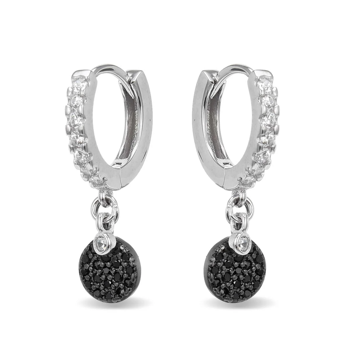Pendientes Zaraya Plata De Ley 925 - Zaraya NEGRO - Image 2