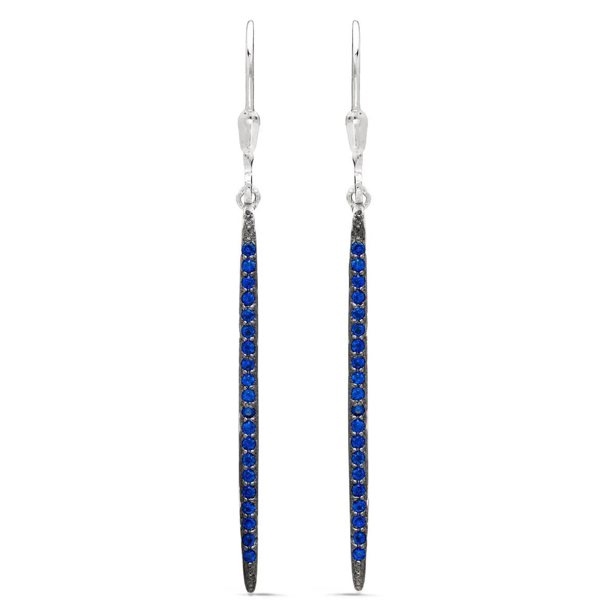 Pendientes Zehan Plata De Ley 925 - Zehan AZUL