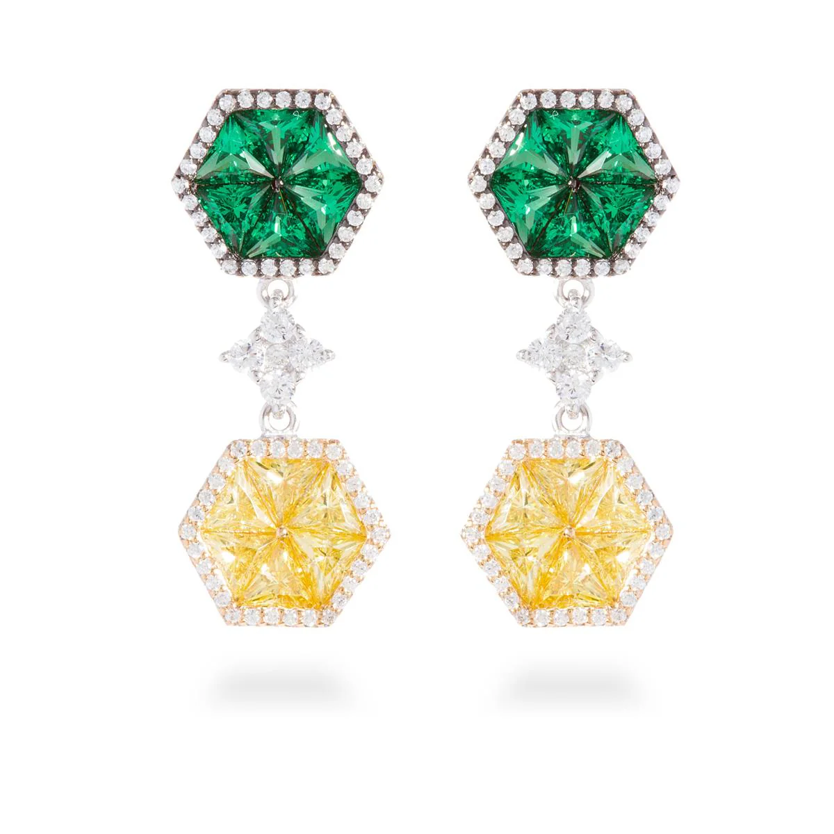 Pendientes Zenpix Plata De Ley 925 - Zenpix MULTICOLOR