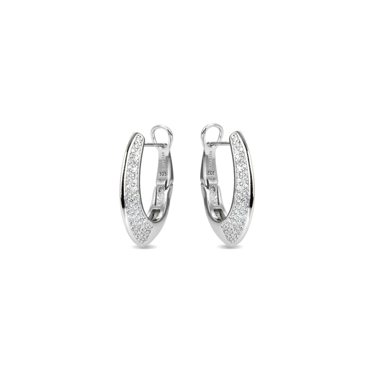 Pendientes Zhul Plata De Ley 925 - Zhul BLANCO - Image 2