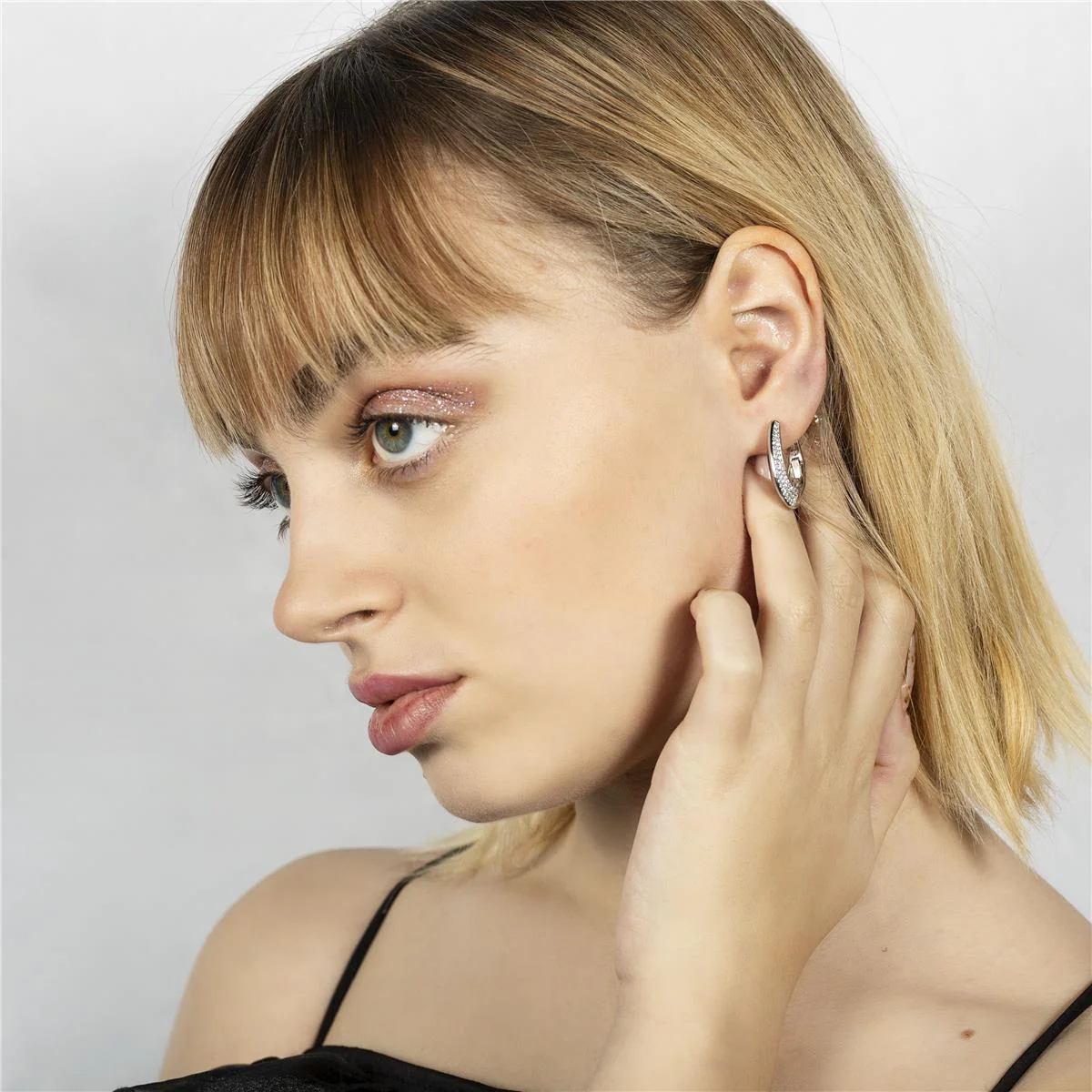 Pendientes Zhul Plata De Ley 925 - Zhul BLANCO - Image 5