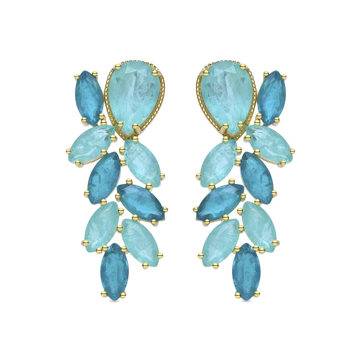 Pendientes Ziabek Plata de Ley 925 - Ziabek VERDE