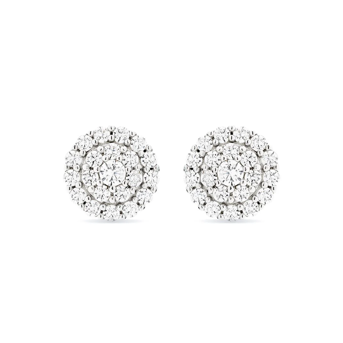 Pendientes Ziadri Plata de Ley 925 - Ziadri BLANCO