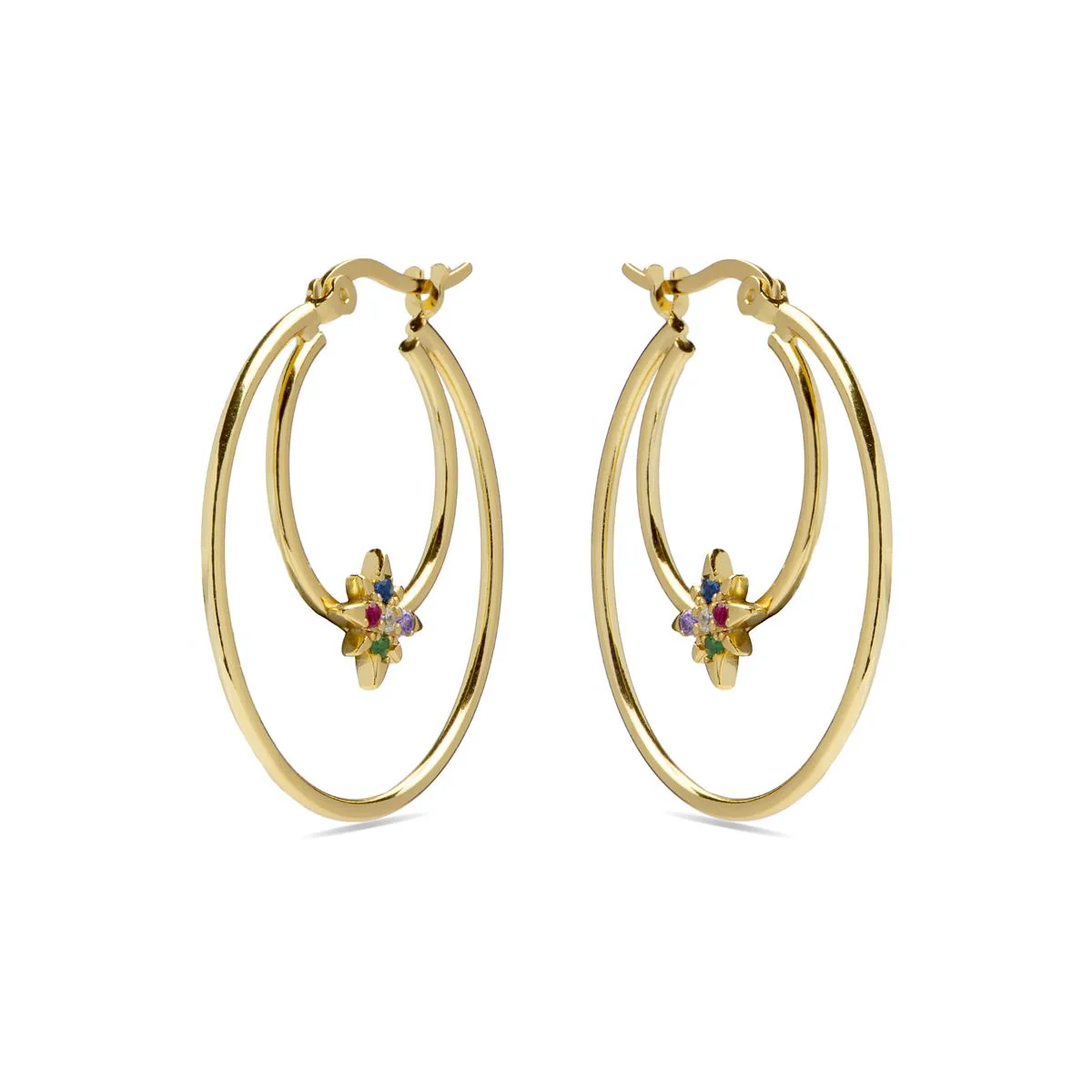 Pendientes Zinso Plata De Ley 925 - Zinso MULTICOLOR - Image 2
