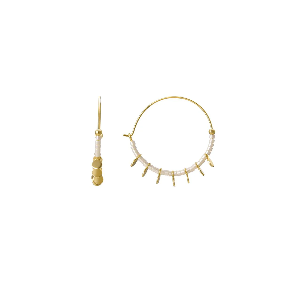 Pendientes Zogan Plata De Ley 925 - Zogan AMARILLO