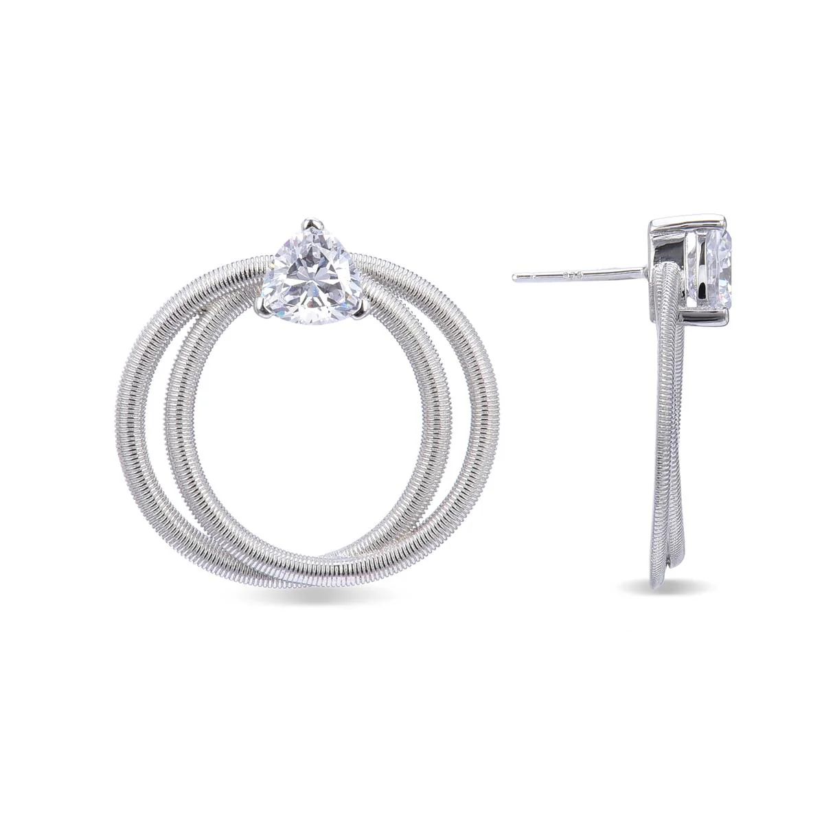 Pendientes Zoldira Plata De Ley 925 - Zoldira BLANCO