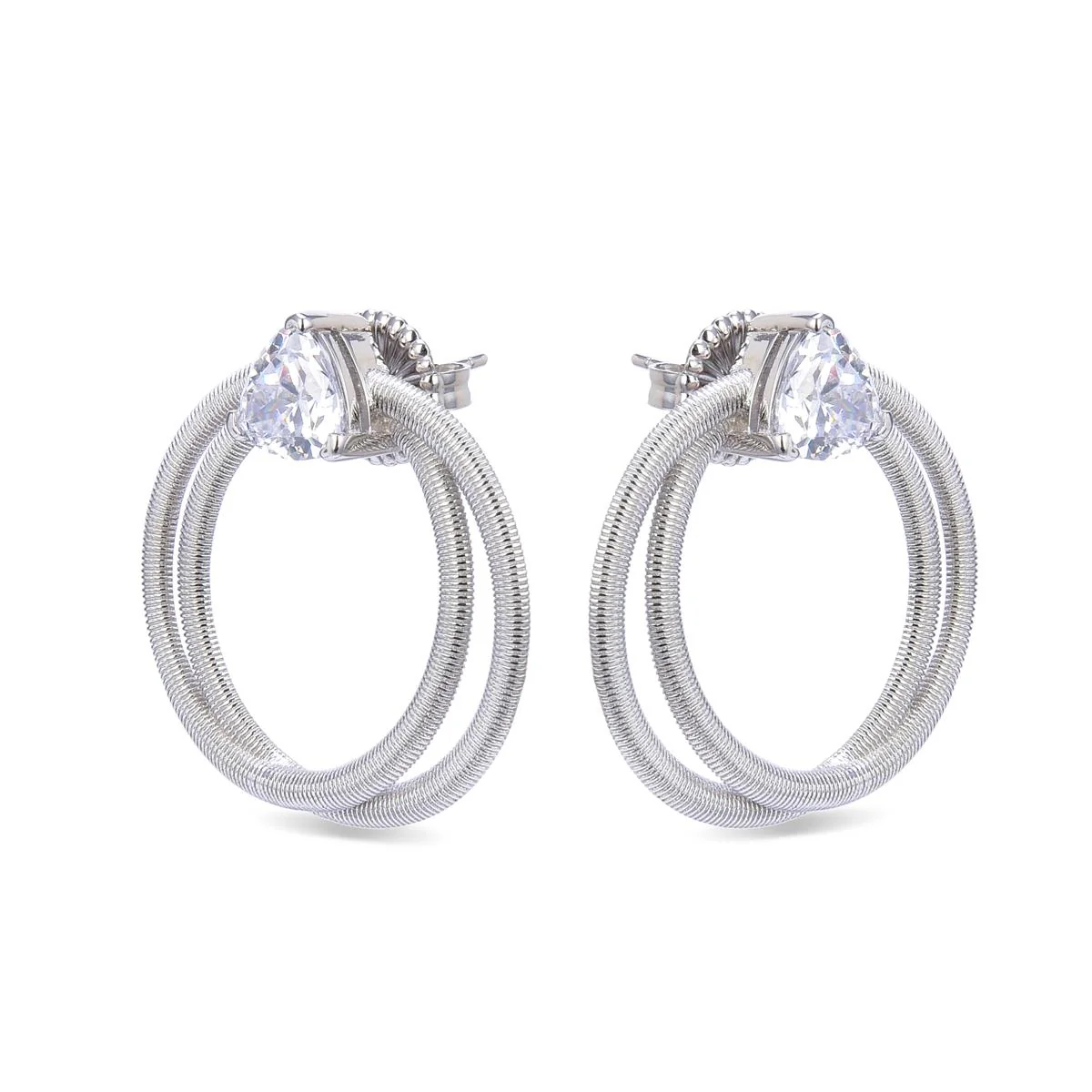Pendientes Zoldira Plata De Ley 925 - Zoldira BLANCO - Image 2