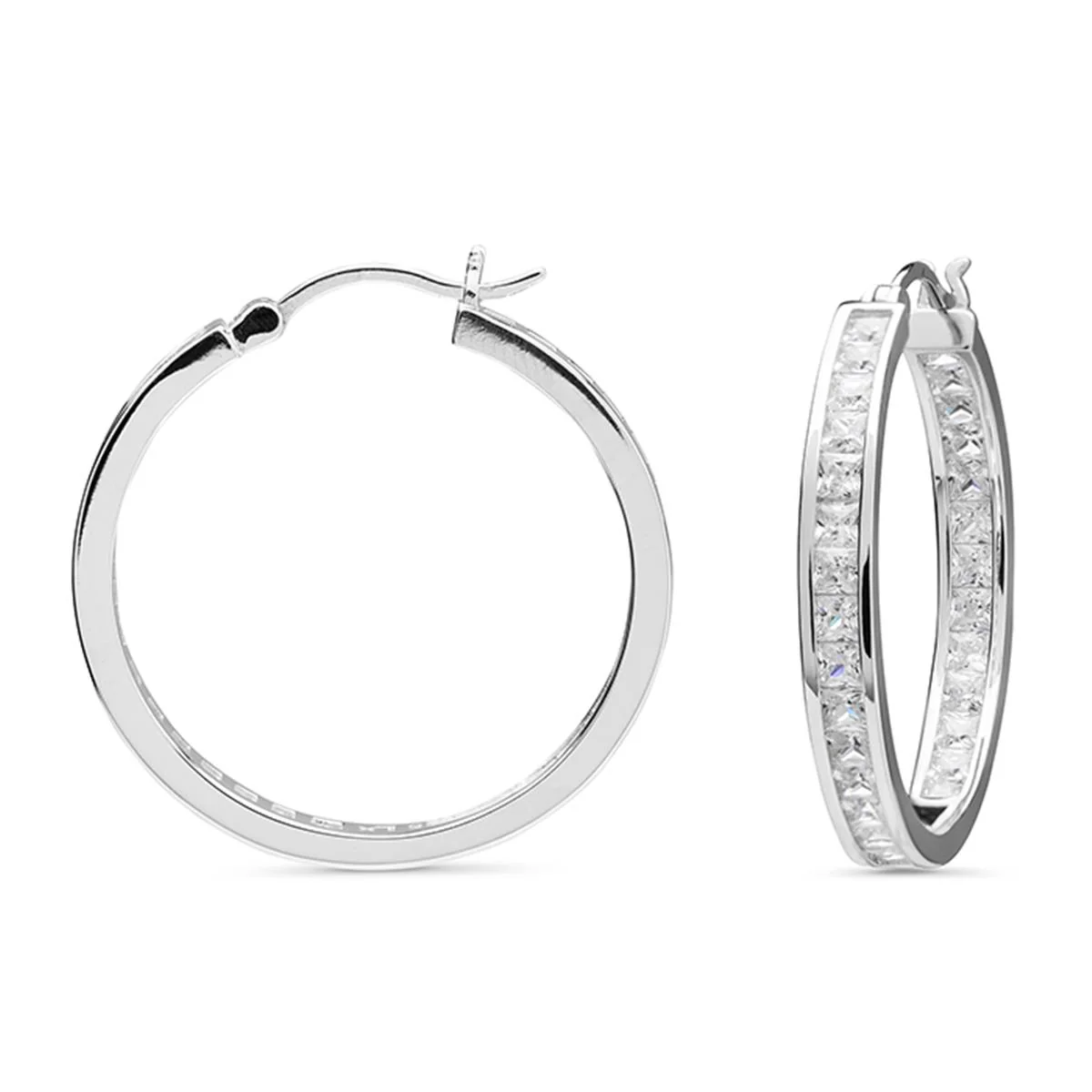 Pendientes Zuria Plata De Ley 925 - Zuria BLANCO