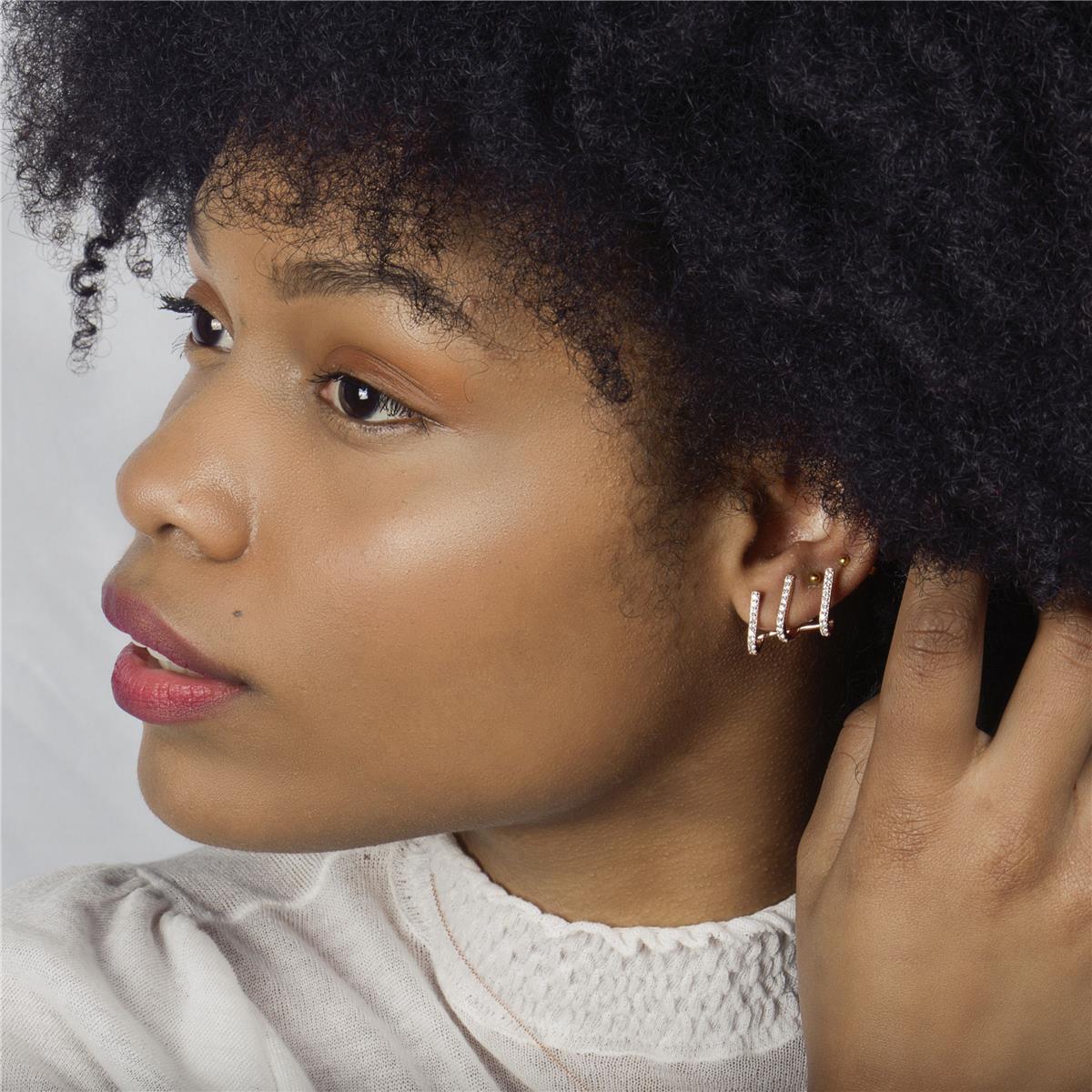 Earcuff Anvirus Plata De Ley 925 - Anvirus BLANCO - Image 4