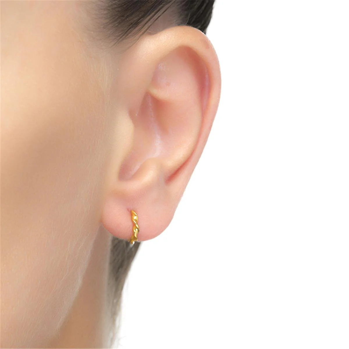 Earcuff Canchet Plata De Ley 925 - Canchet AMARILLO - Image 2