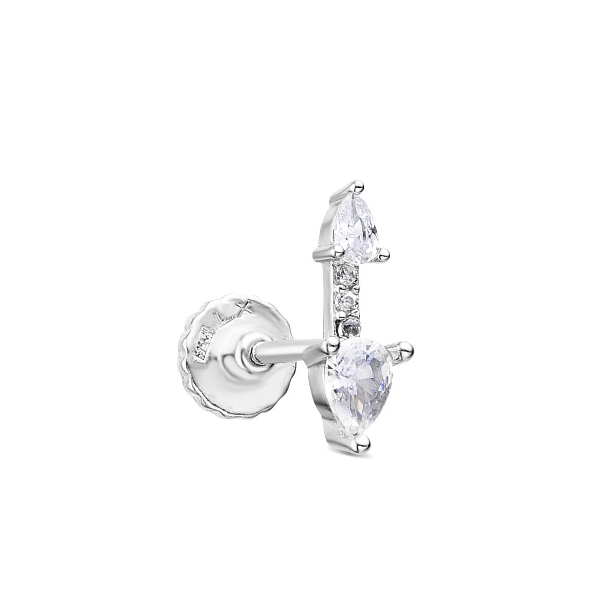 Piercing Egdos Plata de Ley 925 - Egdos BLANCO