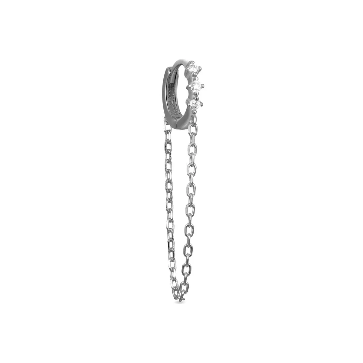 Piercing Lanuh Plata De Ley 925 - Lanuh BLANCO